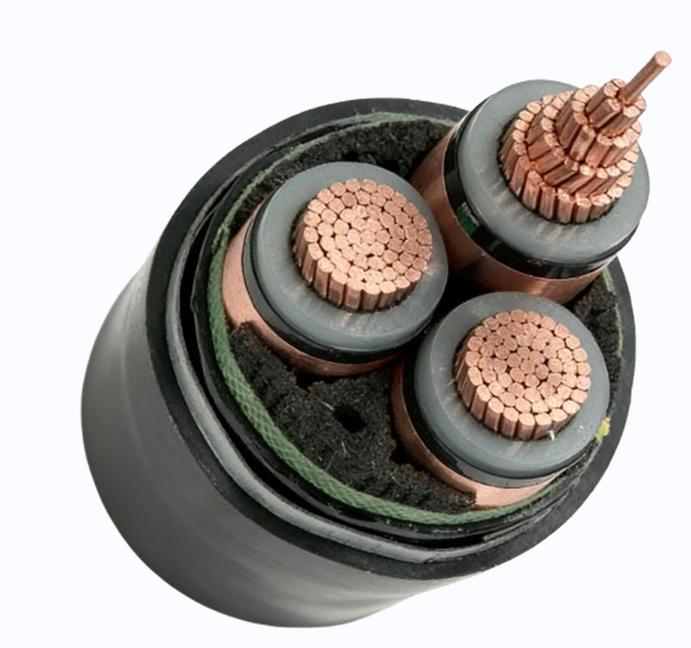 Three Cores Medium Voltage Cu/XLPE/STA/PVC Power Cable