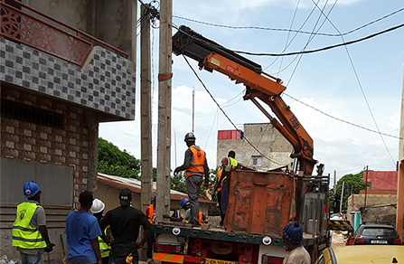 Low voltage overhead lines assist in the renovation of urban distribution networks in Senegal, West Africa