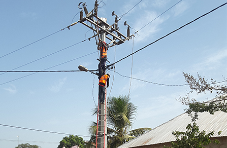 Overhead Insulated Cable Upgrades Power Distribution Infrastructure in West Africa